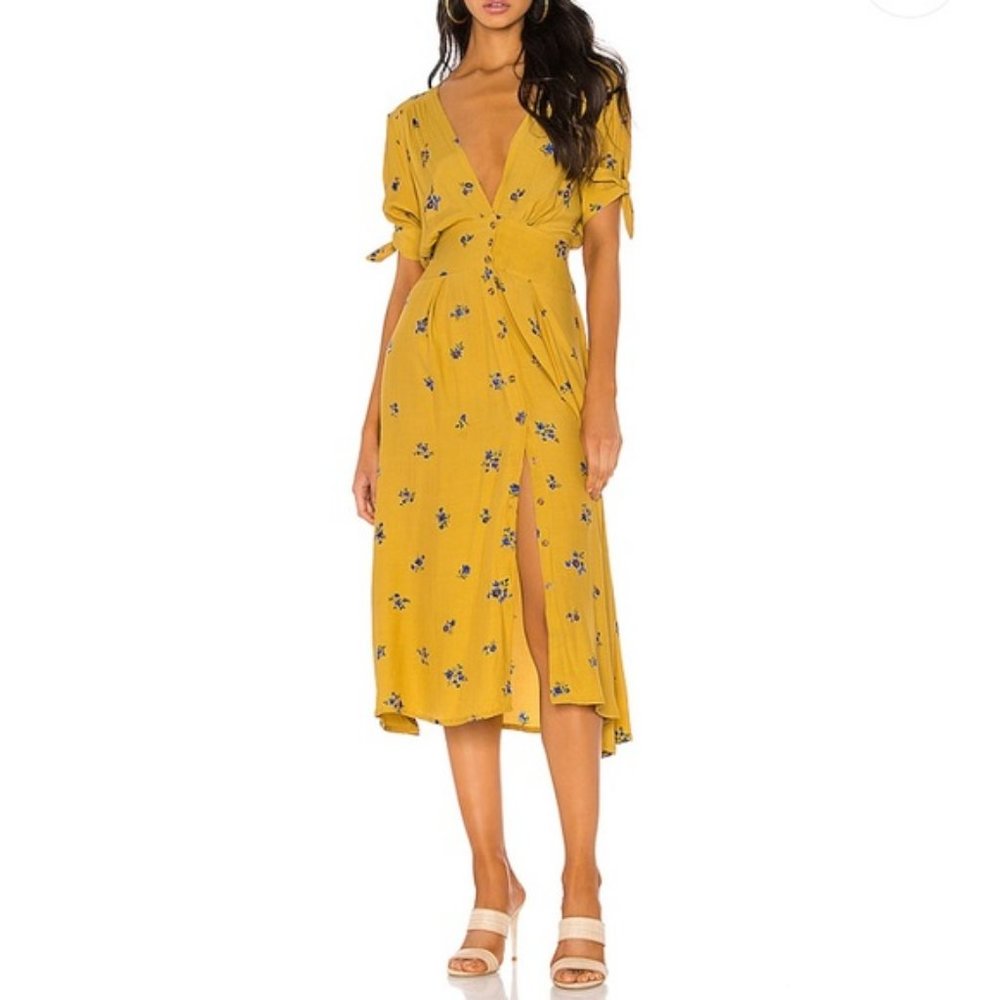 Faithfull the Brand Floral Billie Midi Dress